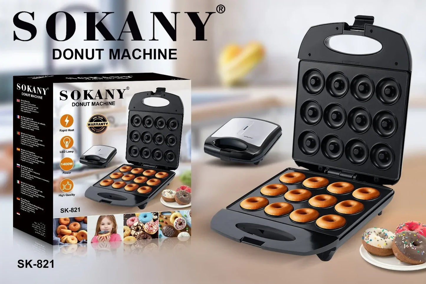 Máquina 12 Donas