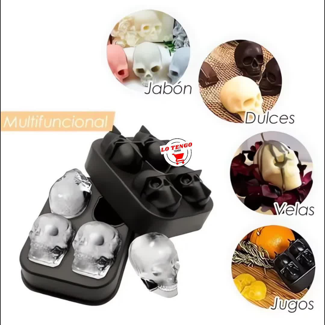 Molde Calavera Multiusos