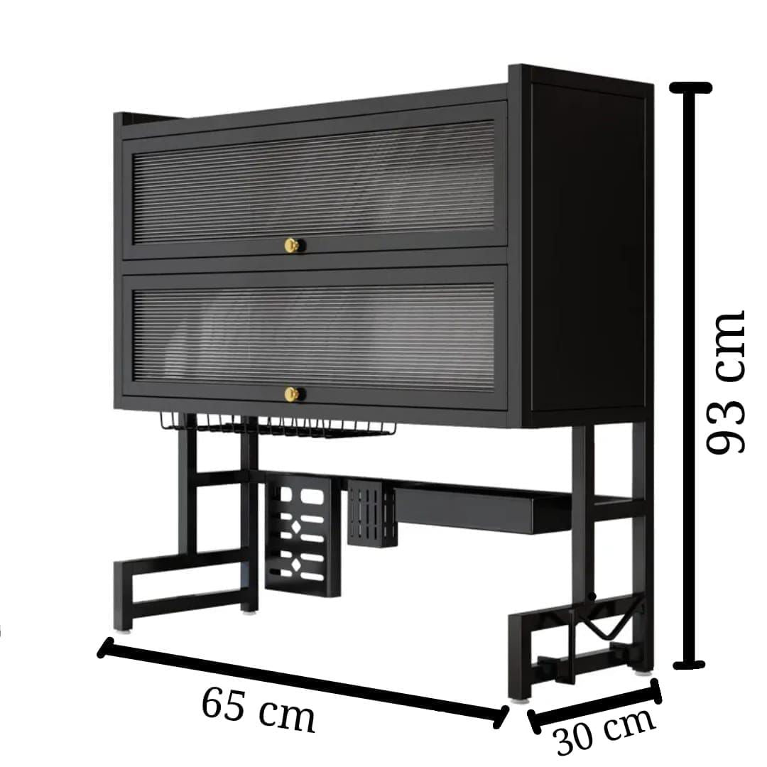 Escurridor Doble Tapa ®  -  ¡Orden, Higiene y Espacio Extra Al Instante!