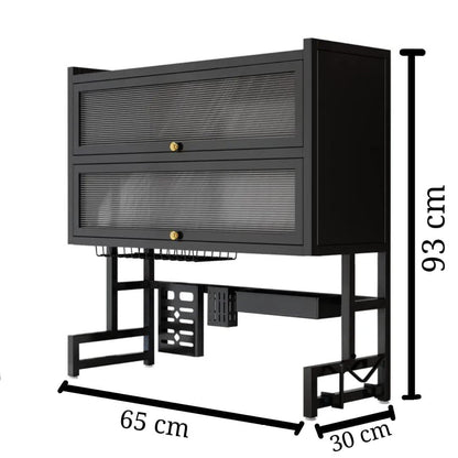 Escurridor Doble Tapa ®  -  ¡Orden, Higiene y Espacio Extra Al Instante!