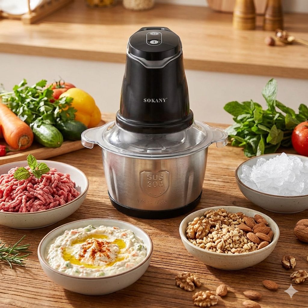 Procesador Picador de Alimentos 2L ®  -  ¡Pica, Muele y Tritura en Segundos!