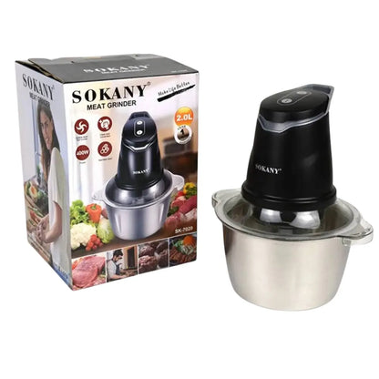 Procesador Picador de Alimentos 2L ®  -  ¡Pica, Muele y Tritura en Segundos!